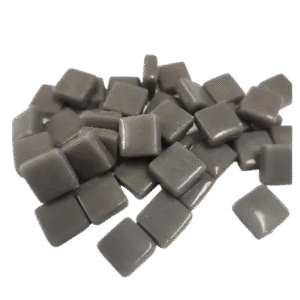 Glass Opaque - 10x10mm Dark Grey