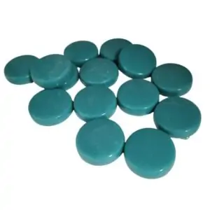 Glass Smarties Plain - 20 mm Jade