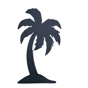 Black Acrylic Palm Tree - (245x145x4.5mm)