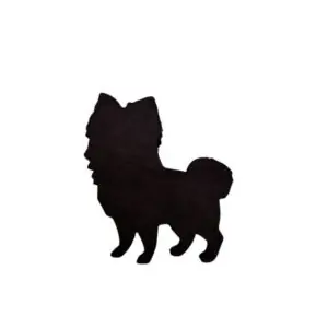 Small Black Pomeranian - (45x46x4.5mm)