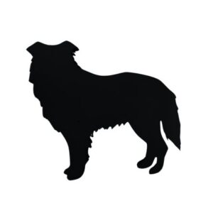 Black Border Collie - (65x61x4.5mm)