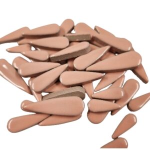 Ceramic Petal Teardrops - Baby Pink