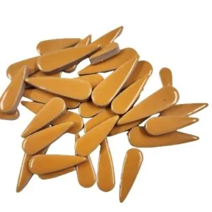 Ceramic Petal Teardrops - Pumpkin