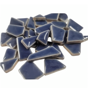 Irregular Ceramic Pieces - Navy