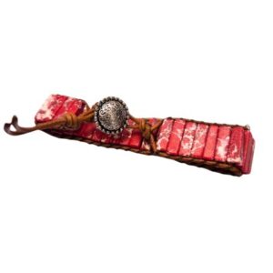 Gemstone Bracelet - Red