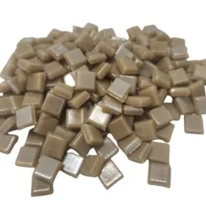 Opaque Glass - 8x8x4mm - Caramel Gloss