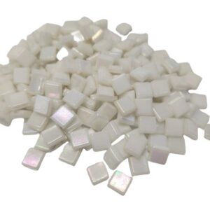 Opaque Glass - 8x8x4mm - White Gloss