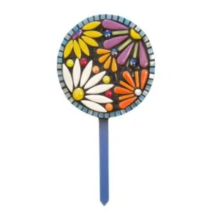Mosaic Lollipop Flower Stake Kitset - Exterior