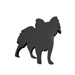 Small Black Papion - (50X50X4.5Mm)