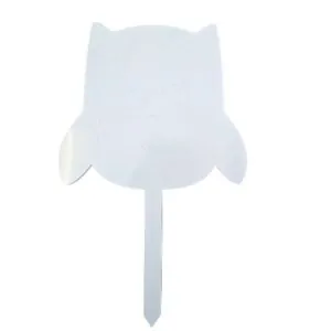 Acrylic Owl Plant Stake - (300x185x6mm)