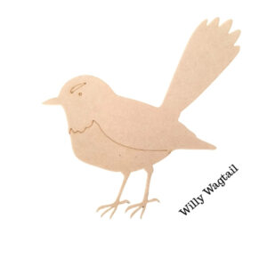 Willy Wagtail - (200x220x6mm)